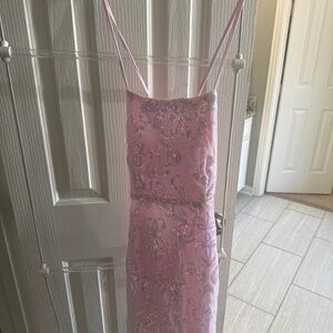 Coco pink sequin dress